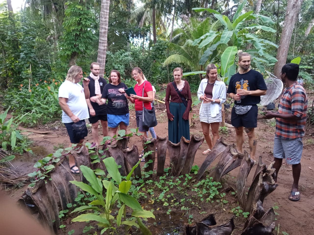 Organic garden at Sigiri Hunter's Lodge