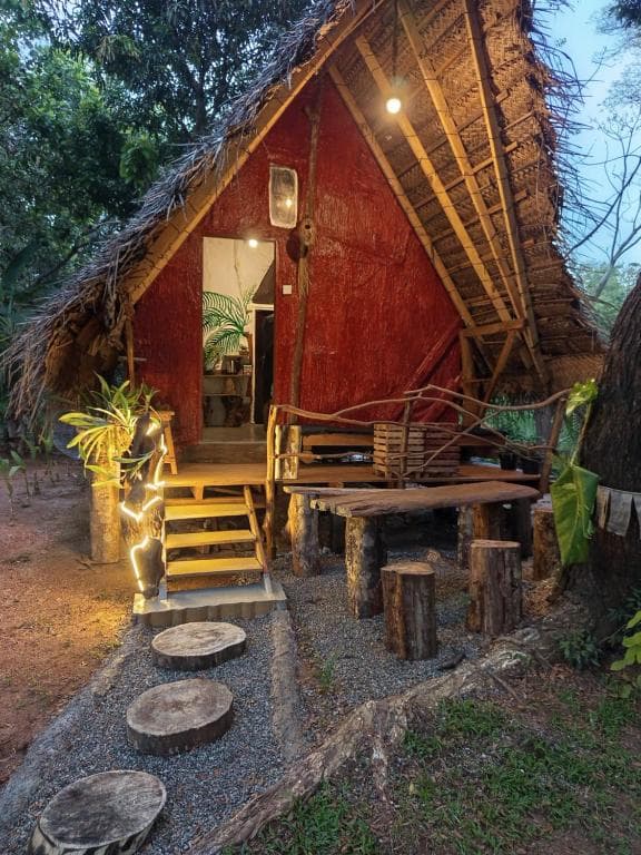Organic garden at Sigiri Hunter's Eco Tree Lodge